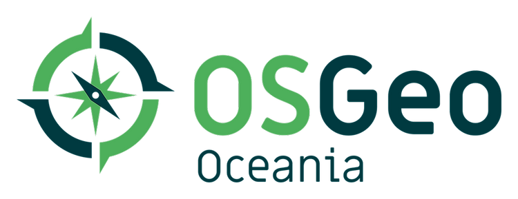 OSGeo Oceania logo.